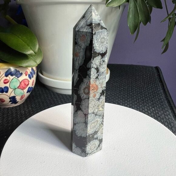 Snowflake Obsidian Crystal Tower‎ (#4) - Picture 11 of 11